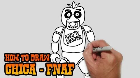 How to Draw Chica- Five Nights at Freddy\'s- Video Lesson