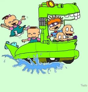 Rugrats on the Reptar Wagon by ILikeTrains21 on deviantART R