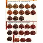 Red Hair Color Shade Chart