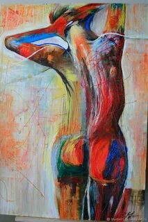 Картина маслом Женщина абстракция - заказать на Ярмарке Маст