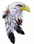 Pin by Таня Терновых on Branding-design Eagle feather tattoo