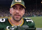 Aaron Rodgers Saying He Wasn't On Any Pain Meds On Sunday Ni