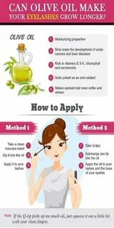 #Beauty #BeautySecretsAndTips Olive oil for eyelashes, How to grow eyelashe...