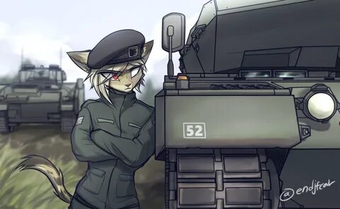 The Tank Commander Furry art, Cat furry, Anthro furry