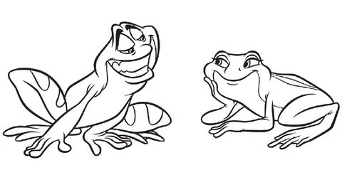 princessfrogscolor.gif 1,056 × 526 pixels Frog coloring page