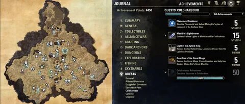 Eso Coldharbour Map : 30 Coldharbour Treasure Map 6 - Maps D
