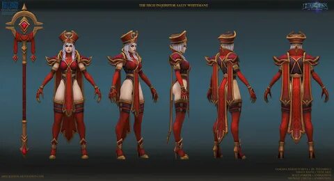 ArtStation - Sally Whitemane, First Keeper character concept