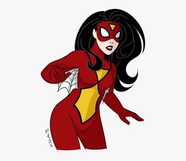 Batgirl Clipart Spidergirl - Drawings Of Spider Woman , Free