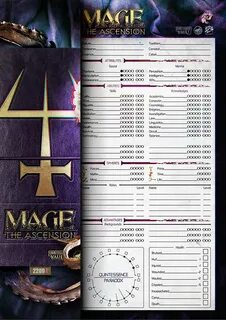 Mage the Ascension - Character Sheet Revised - White Wolf Dr