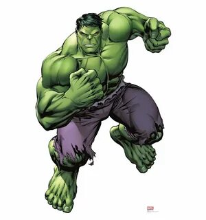 The Incredible Hulk Life Size Stand Up Avengers cartoon, Hul