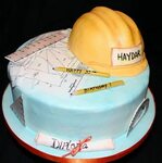 9 Engineering Graduation Cakes With Hard Hat Photo - Hard Ha