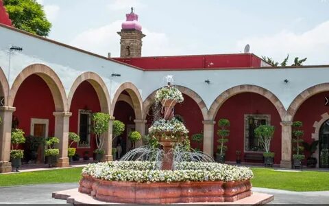 Hacienda mexicana Fachada de casas mexicanas, Planos de casa