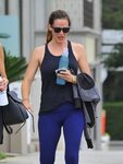 Jennifer Garner in Spandex - Leaving the Gym in LA 8/9/2016 