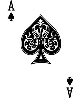 SVG spades ace - Free SVG Image & Icon. SVG Silh