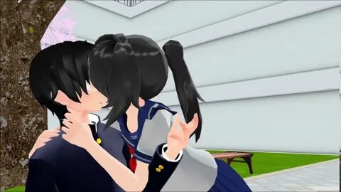 MMD - Kiss- Yandere-chan x Senpai - YouTube