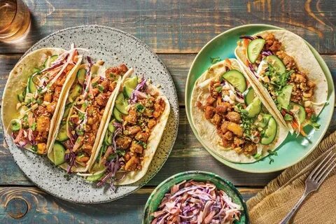 Speedy Chicken Tacos with Creamy Slaw Recipe HelloFresh Reci