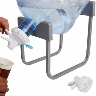 Amazon.com: 3-5 Gallon Water Jug Stand with 2pcs White Dispe