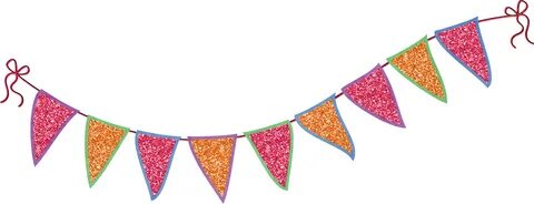 Pennant clipart banderines, Pennant banderines Transparent F