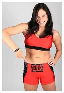 Courtney Rush Gym shorts womens, Female wrestlers, Female