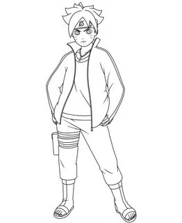 Boruto Coloring Pages - Print and color WONDER DAY - Colorin