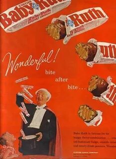 Pin by Missy Jean on Vintage Halloween Advertising Baby ruth