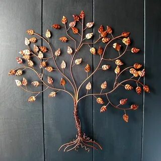 Copper Wire Tree Of Life Wall Art By London Garden Trading W