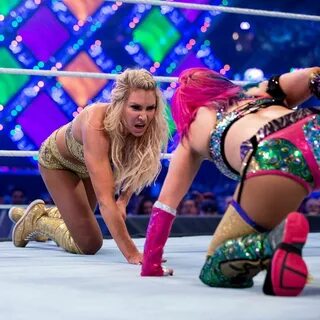 Charlotte Asuka WrestleMania 34 Charlotte flair wwe, Charlot