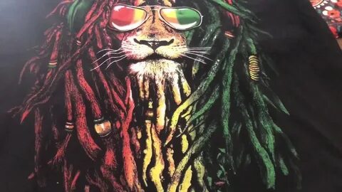 Rasta Lion Screenprint - YouTube