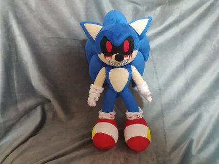 This is a sample of the plush Sonic. Sonic EXE Etsy