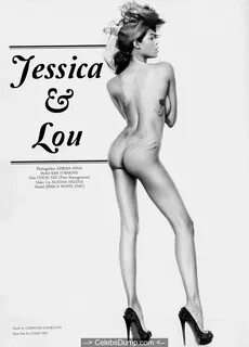 Jessica White fully nude for Bullet Magazine Celebs Dump