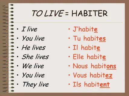 OÙ HABITES-TU? WHERE DO YOU LIVE? OÙ HABITES-TU? Today we ar