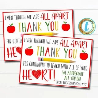 Teaching Is A Work Of Heart Stickers School PTA PTO Thank Yo