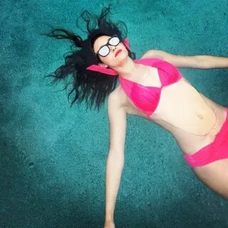 Emmy Rossum Bikini Pool Pic GotCeleb