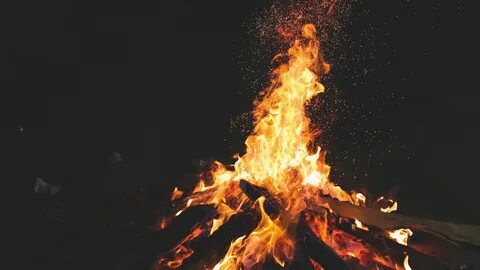 Wallpaper ID: 8891 / bonfire, fire, burn, night, dark, 4k fr