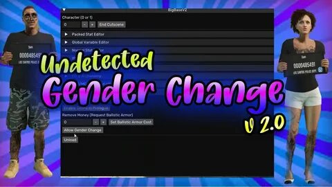 GTA V Online 1.57 Free Gender Change v2 Undetected Safe 100%