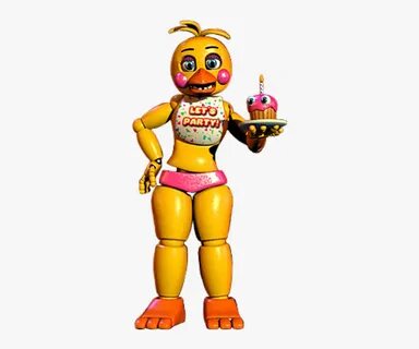 Fnaf 2 Toy Chica Full Body, HD Png Download - kindpng