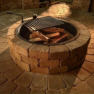 Necessories Compact 44 diam. Fire Pit with Grate Fire pit gr