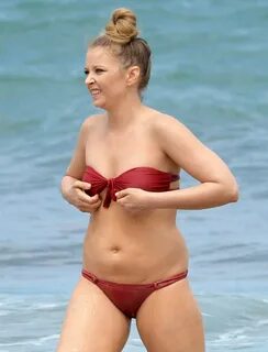 Elisabeth Harnois in Red Bikini -14 GotCeleb