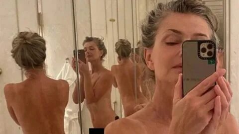 Paulina Porizkova, 56, bares all in nude selfie news.com.au 