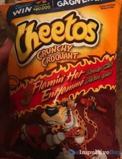 Cheetos Crunchy Flamin' Hot Sweet Chili. (canada) Cheetos cr