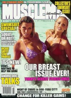 Trish Stratus & Stacey Lynn on Musclemag Cover Queen Of The Ring, Trish ...