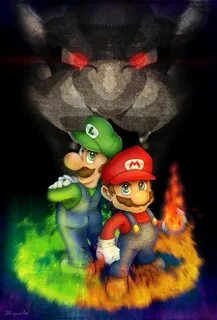 Brothers in Arms by IAmSamael on deviantART Super mario art,