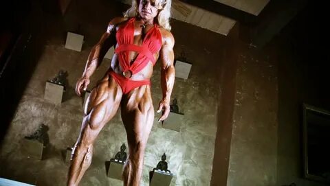 Massive Female Bodybuilder Contest Shape Tina Chandler