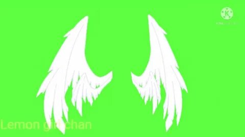 Moving wings green screen gacha