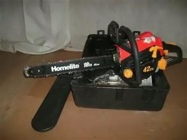 Homelite 14 in 42cc Gas Chain Saw Chainsaw UT10640A 3514C on