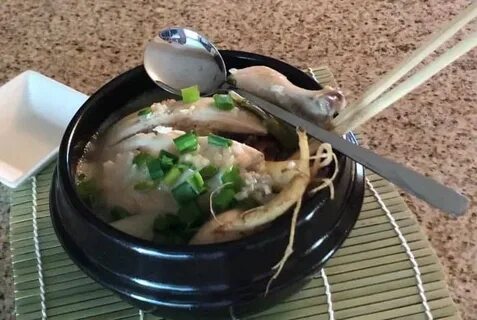 Ginseng chicken soup (Samgyetang) recipe by Maangchi