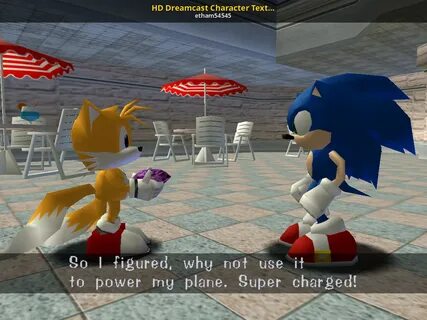 HD Dreamcast Character Textures Sonic Adventure DX Works In 