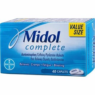 Midol complete caffeine free