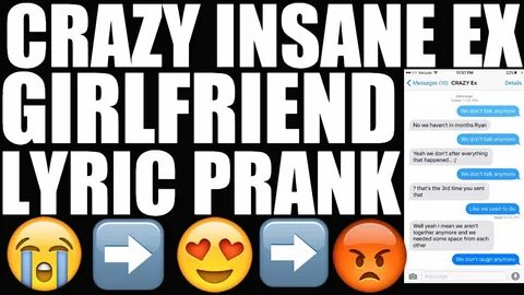 Song Lyrics Text Prank on EX GIRLFRIEND - "We Don't Talk Any