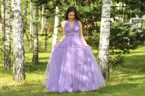 Buy lavender convertible bridesmaid dress cheap online